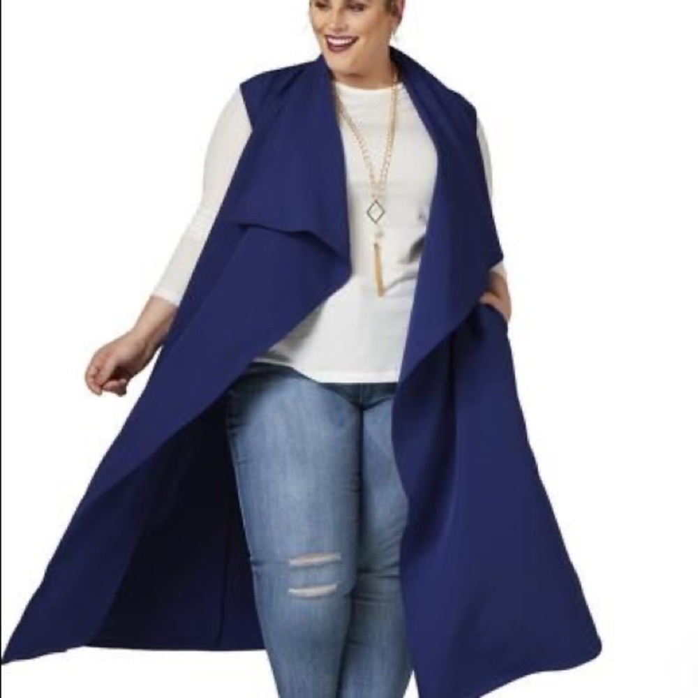 Society+ Waterfall Longline Tie Vest